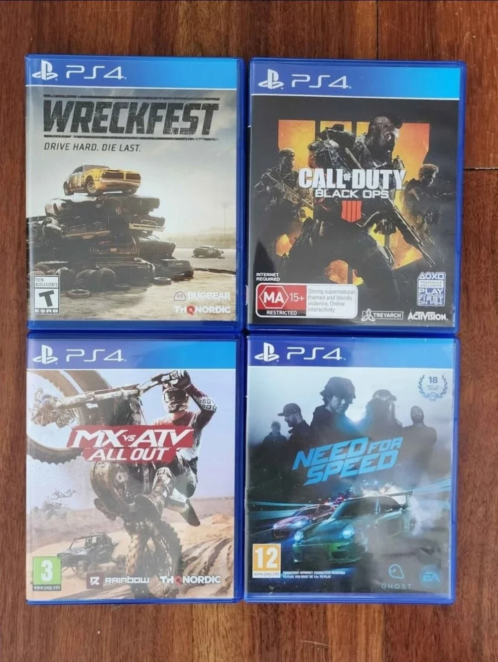 PlayStation 4 Game Bundle of 8 games